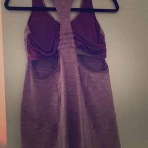 Lululemon workout top with built in bra